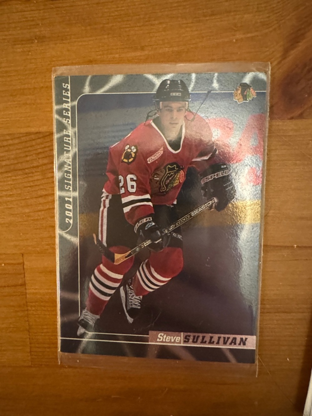 Chicago Blackhawks Steve Sullivan Hockey Card - Red/Black